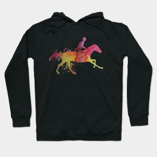 Horse and jockey Hoodie